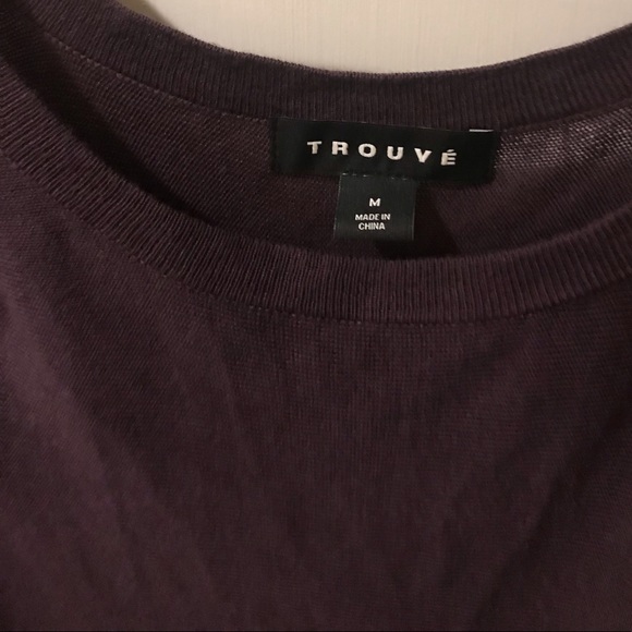 Trouve - open shoulder sweater - Picture 2 of 4